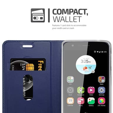 Cover ZTE Blade V8 MINI Etui Case (Blå)