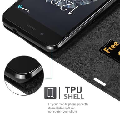 BQ Aquaris X5 Cover Etui Case (Sort)