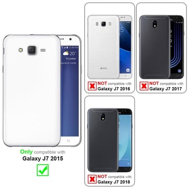 Samsung Galaxy J7 2015 Pungetui Cover Case (Blå)
