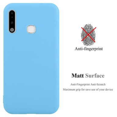 Cover Samsung Galaxy A70e Etui Case (Blå)