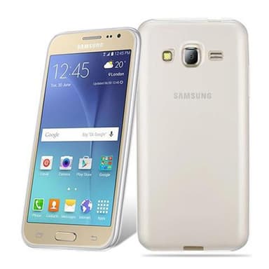 Samsung Galaxy J2 2015 Cover TPU Etui (Gennemsigtig)