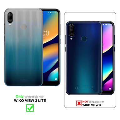 WIKO VIEW 3 LITE Pungetui Cover Case (Grå)