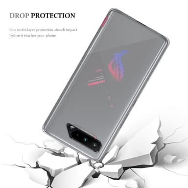 Asus ROG Phone 5 Cover TPU Etui (Gennemsigtig)