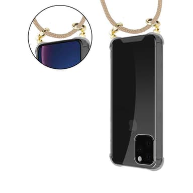 iPhone 11 PRO MAX Etui Cover Kæde (Brun)