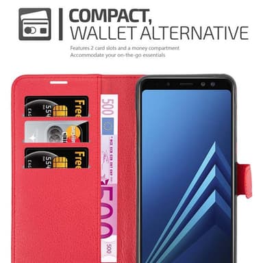 Pungetui Samsung Galaxy A8 2018 Cover Case (Rød)