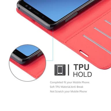 Pungetui Samsung Galaxy A8 2018 Cover Case (Rød)