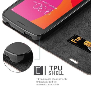 Lenovo A PLUS Cover Etui Case (Brun)