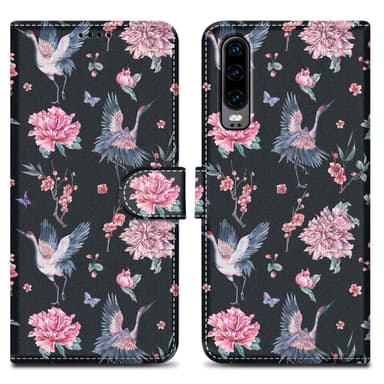 Huawei P30 Pungetui Cover Case (Sort)