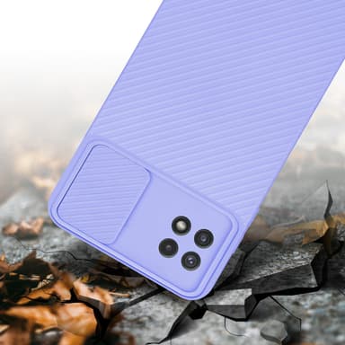 Samsung Galaxy A22 5G Cover Etui Case (Lilla)