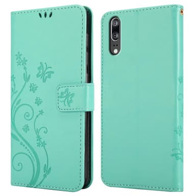 Huawei P20 Pungetui Cover Case (Turkis)