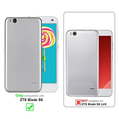 ZTE Blade S6 Cover Etui Case (Rød)