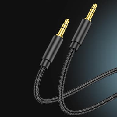 Aux-kabel 3,5 mm lydkabel 2m Stereo jack-kabel