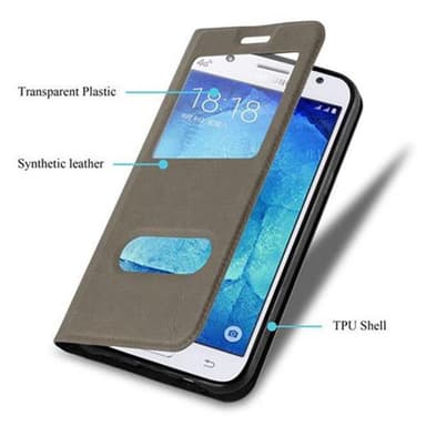 Pungetui Samsung Galaxy J5 2015 Cover Case (Brun)