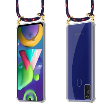 Samsung Galaxy M21 / M30s Etui Cover Kæde (Blå)