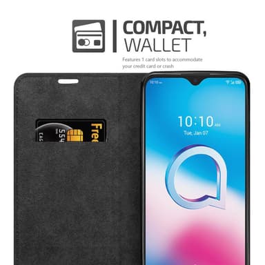 Alcatel 3L 2020 Cover Etui Case (Sort)