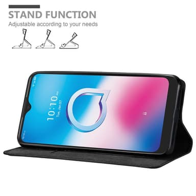Alcatel 3L 2020 Cover Etui Case (Sort)