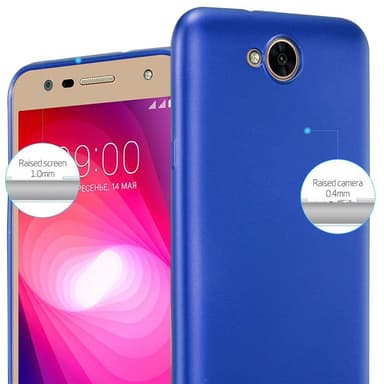 LG X POWER 2 Cover Etui Case (Blå)