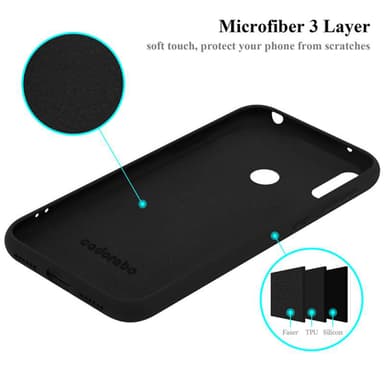 Huawei Y7 2019 / Y7 PRIME 2019 Cover Etui Case (Sort)