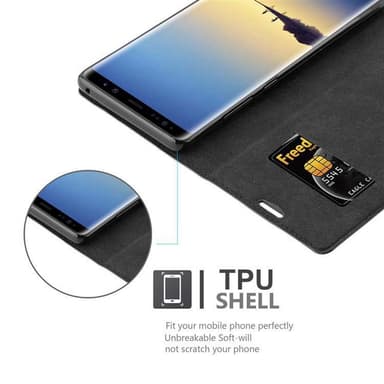 Samsung Galaxy NOTE 8 Cover Etui Case (Sort)