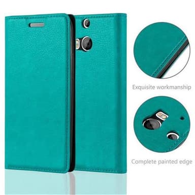 HTC ONE M8 Cover Etui Case (Turkis)