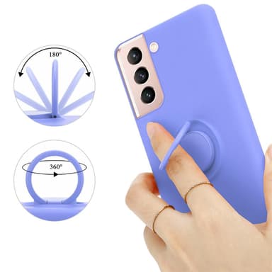 Samsung Galaxy S21 5G Cover Etui Case (Lilla)