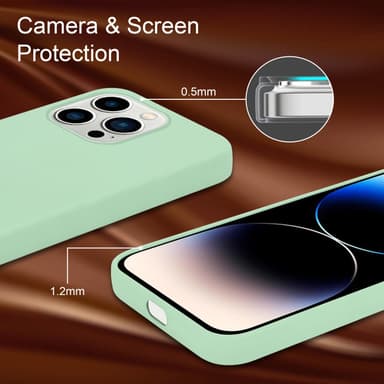 iPhone 14 PRO Cover Etui Case (Grøn)