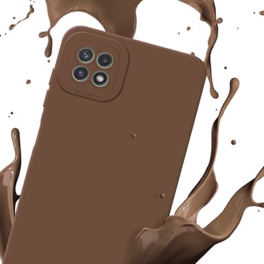 Samsung Galaxy A22 5G Cover Etui Case (Brun)