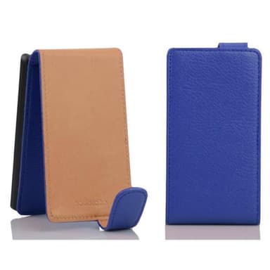HTC Desire 300 Pungetui Flip Cover (Blå)