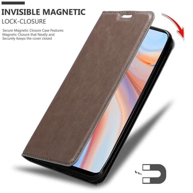 Oppo Reno4 Z Cover Etui Case (Brun)