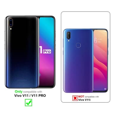 Vivo V11 / V11 PRO Cover Etui Case (Rød)