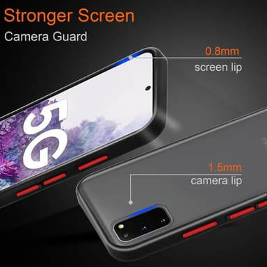 Samsung Galaxy S20 Etui Case Cover (Gennemsigtig)
