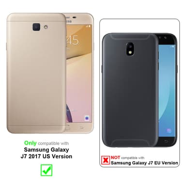 Samsung Galaxy J7 2017 US Version Cover Etui Case (Rød)