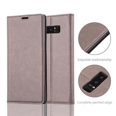 Samsung Galaxy NOTE 8 Cover Etui Case (Brun)