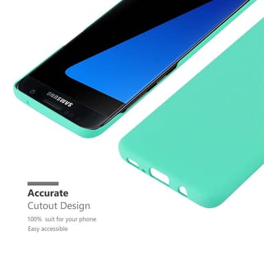 Samsung Galaxy S7 EDGE Cover Etui Case (Grøn)