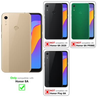 Cover Honor 8A Etui Case (Blå)