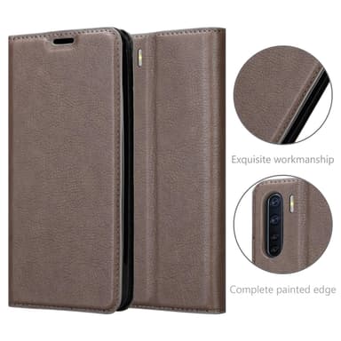 Oppo A91 Cover Etui Case (Brun)