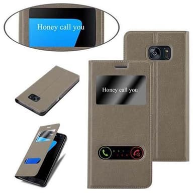 Pungetui Samsung Galaxy S7 EDGE Cover Case (Brun)
