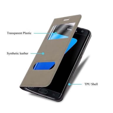 Pungetui Samsung Galaxy S7 EDGE Cover Case (Brun)