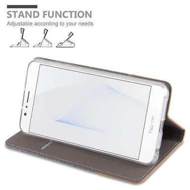 Honor 8 / 8 PREMIUM Pungetui Cover Case (Grå)