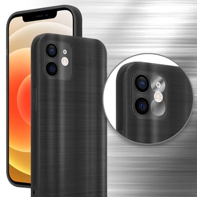 Cover iPhone 12 Etui Case (Sort)