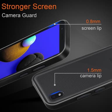 Samsung Galaxy A01 CORE Etui Case Cover (Sort)
