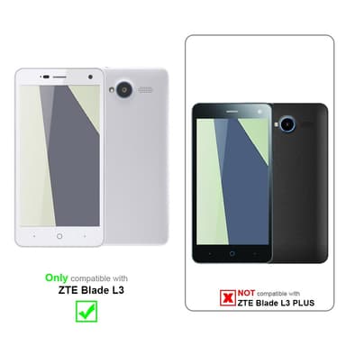 ZTE Blade L3 Cover Etui Case (Sort)