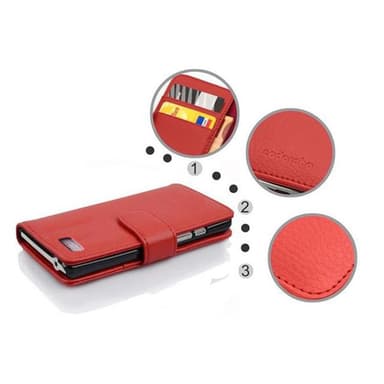 Pungetui HTC Desire 600 Cover Case (Rød)