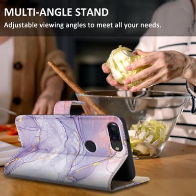 OnePlus 5T Pungetui Cover Case (Lilla)