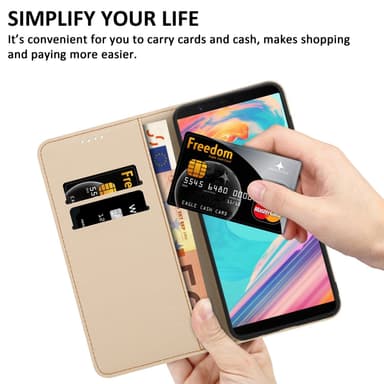 OnePlus 5T Pungetui Cover Case (Lilla)