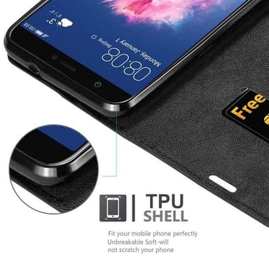 Huawei P SMART 2018 / Enjoy 7S Cover Etui Case (Sort)