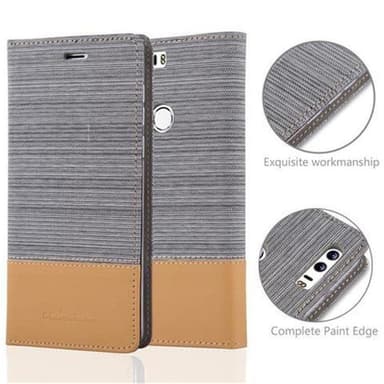 Honor 8 / 8 PREMIUM Pungetui Cover Case (Grå)
