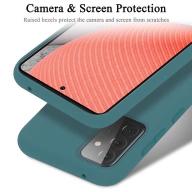 Samsung Galaxy A72 4G / 5G Cover Etui Case (Grøn)