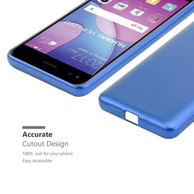 Huawei Y6 PRO 2017 Cover Etui Case (Blå)