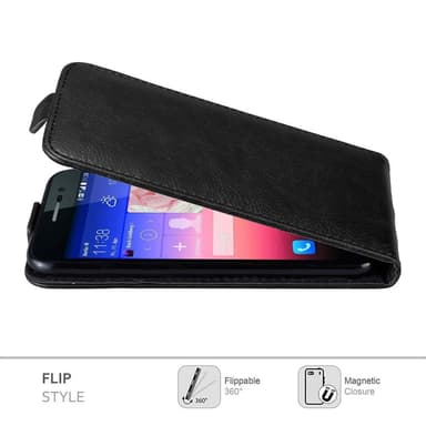 Huawei ASCEND P7 Pungetui Flip Cover (Sort)